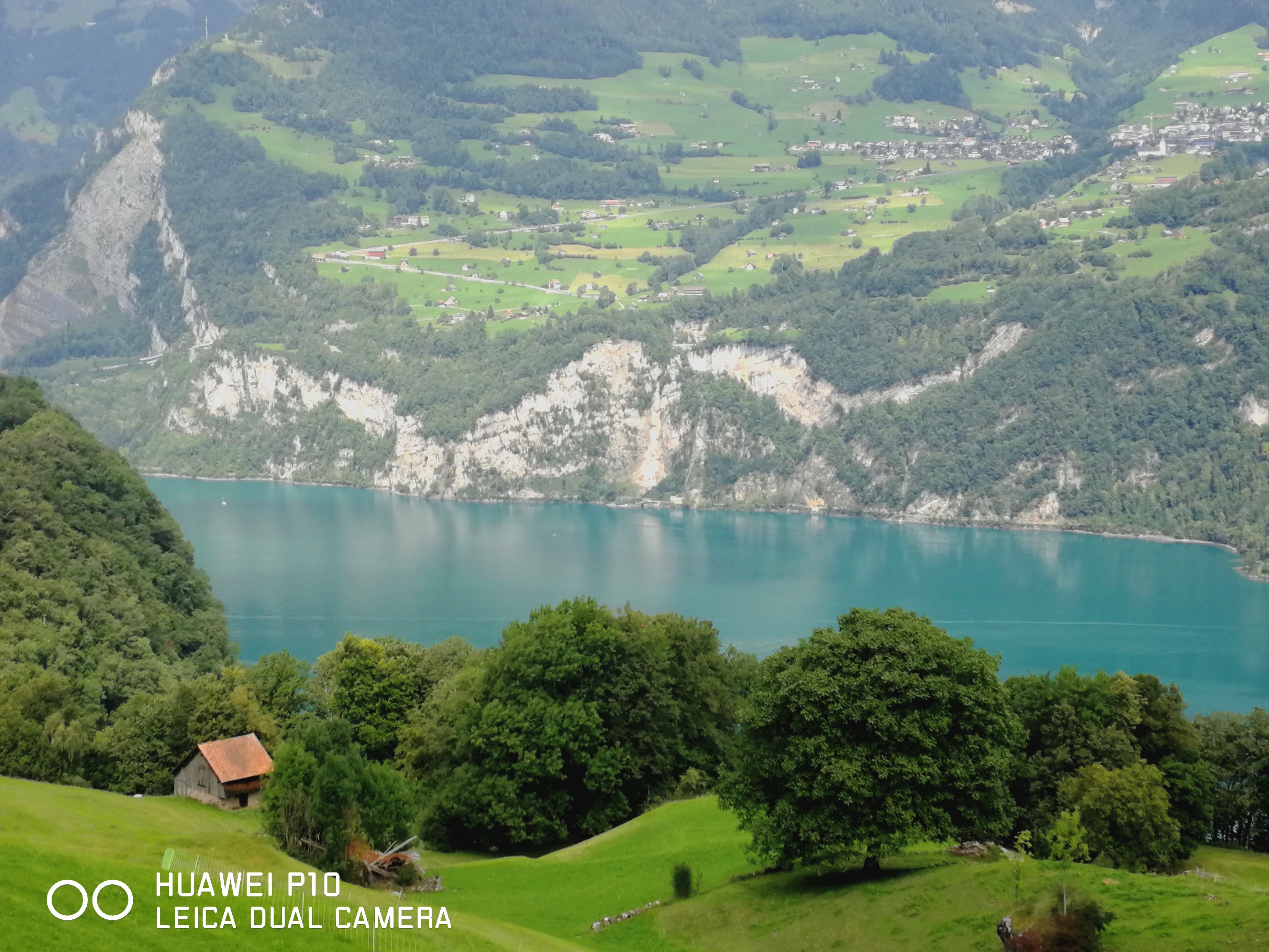 Der Walensee in der Schweiz